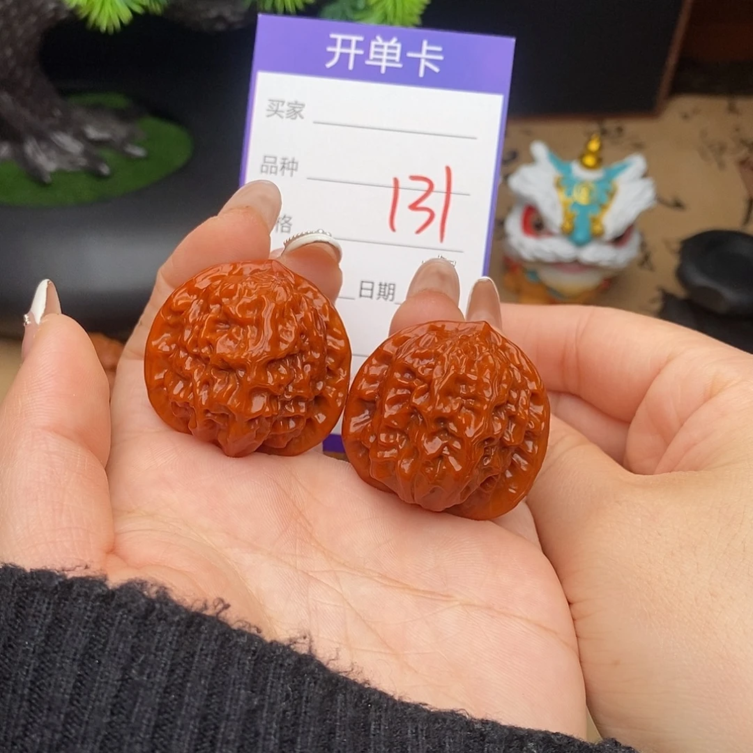 吊坠文玩核桃131号35瓷娃娃