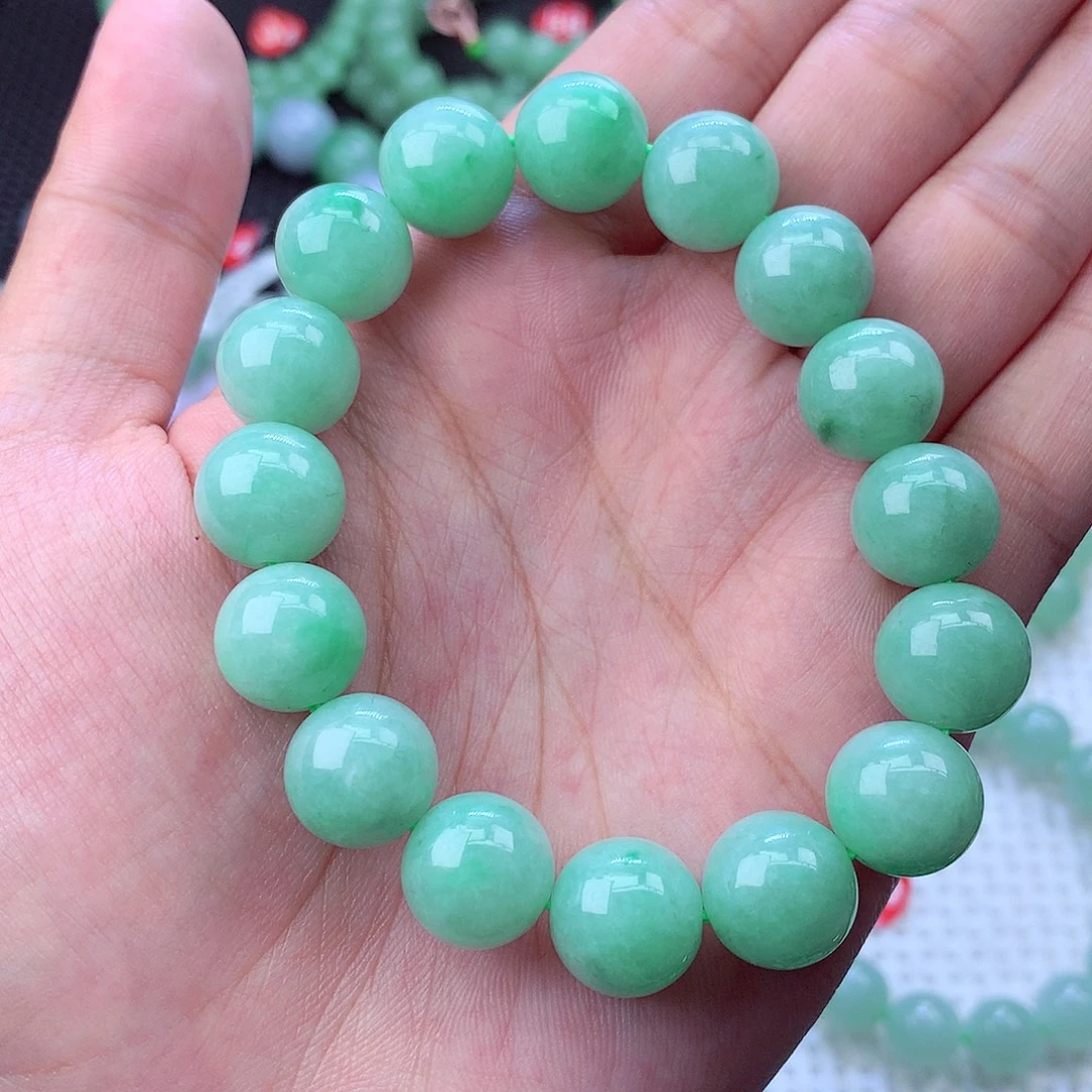 翡翠未镶嵌毛衣链