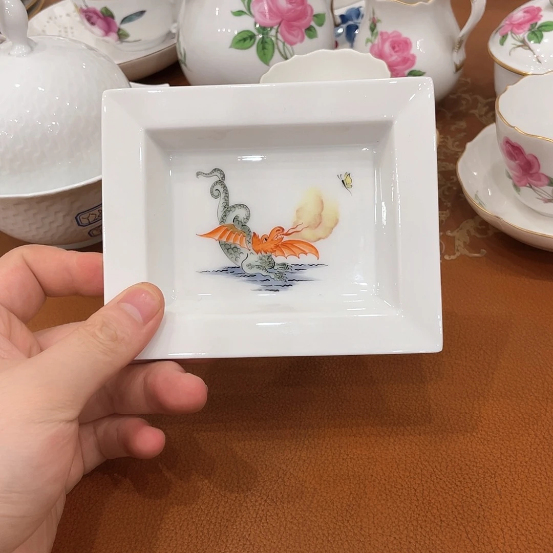 瓷片中古一等喷火小龙