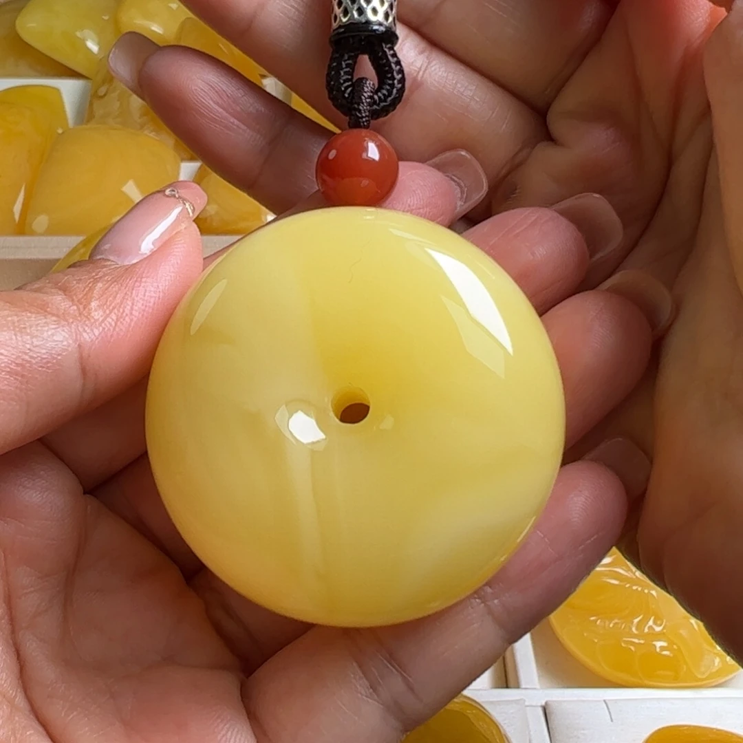 蜜蜡毛衣链未镶嵌无优化