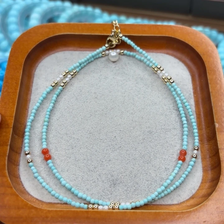 绿松石未镶嵌手链