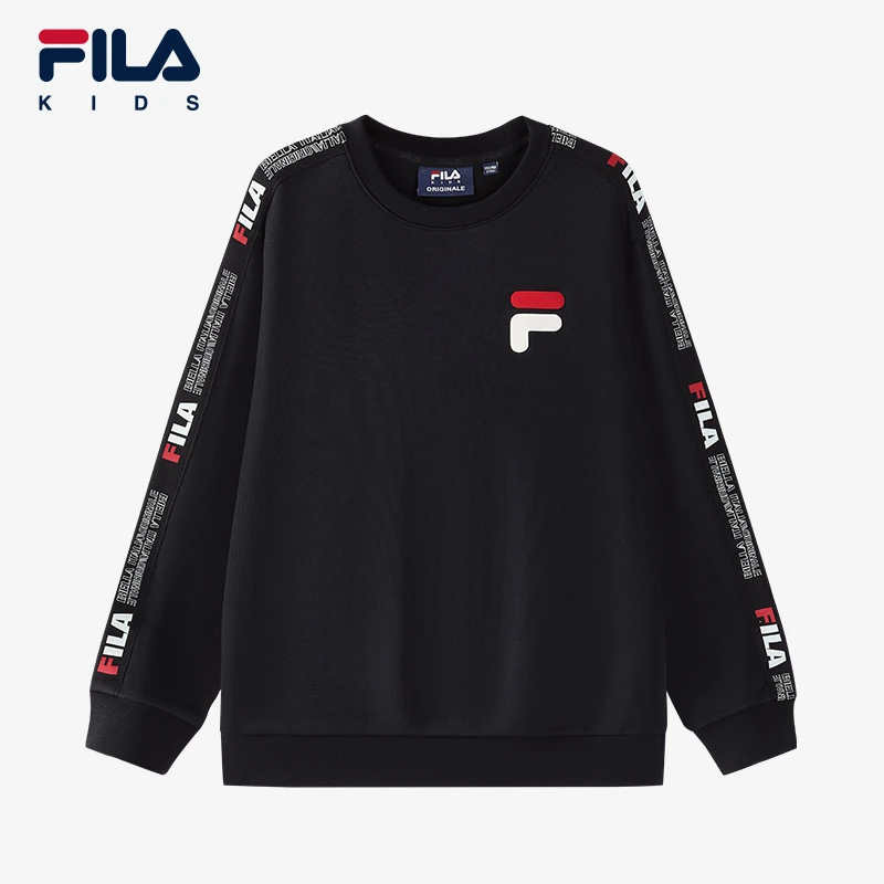 【蛇年限定】斐乐儿童2025春季新年款圆领男士套头卫衣K62B511201