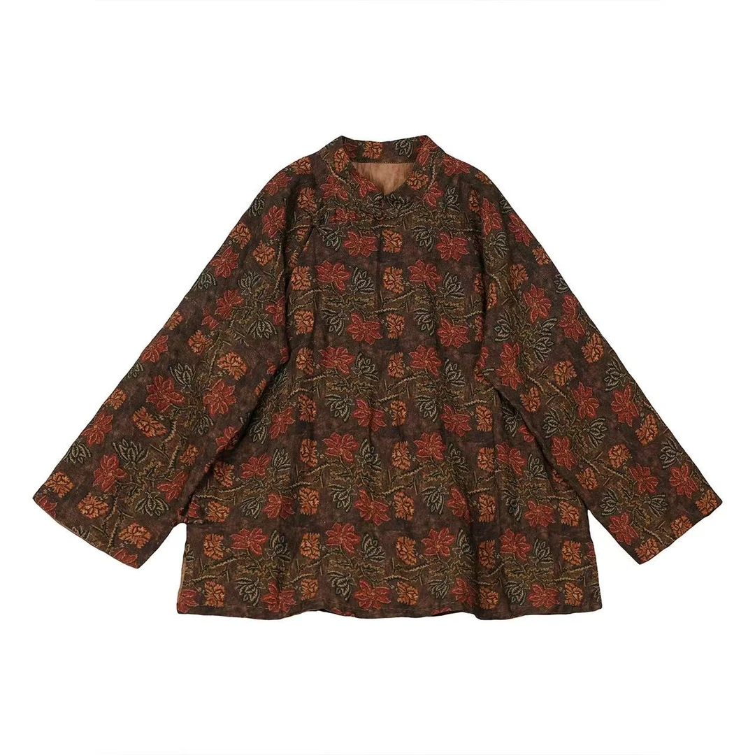 妝點家 云雾里 亚麻 盘扣 上衣 Y25FW 6019