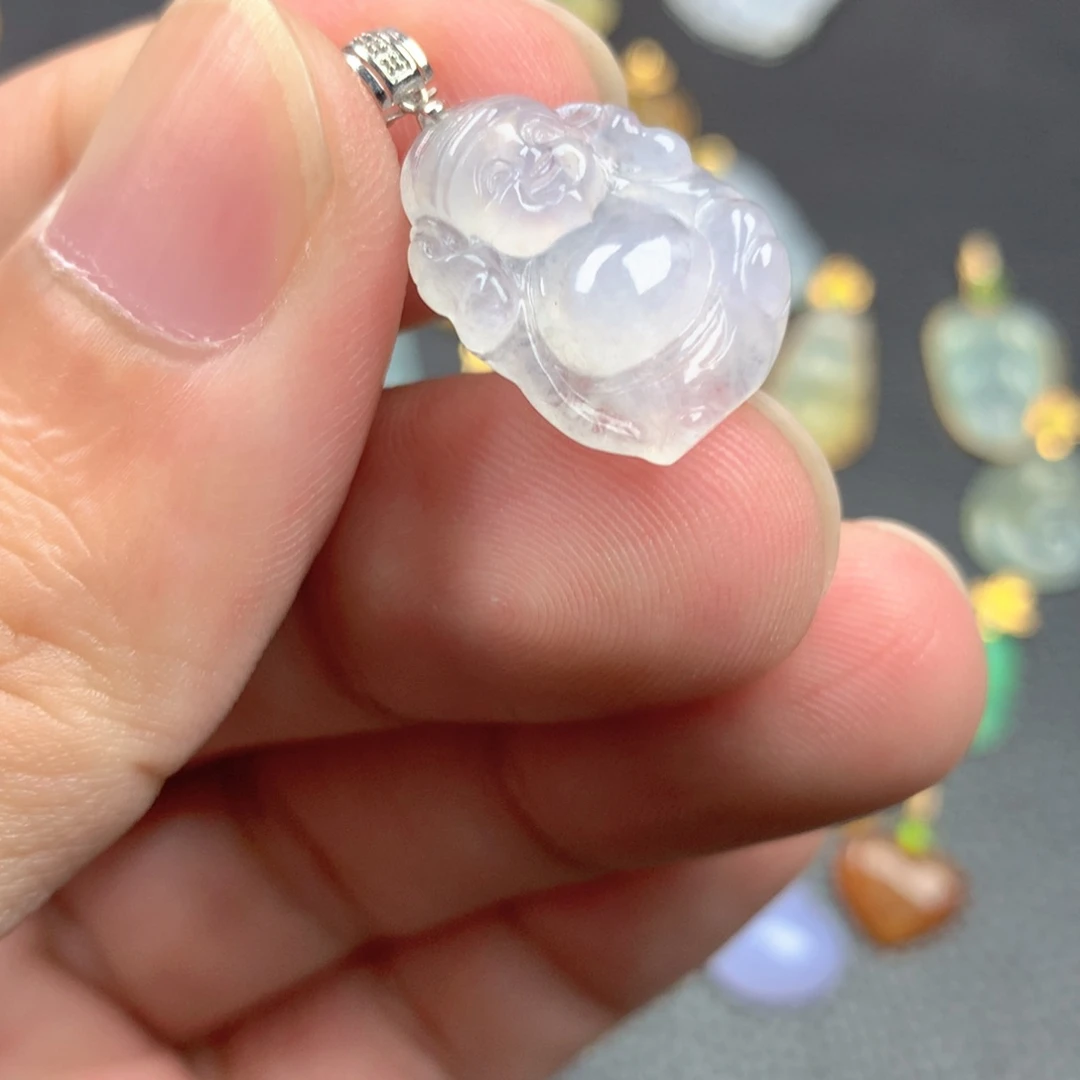 【闪购商品】颈饰18K金镶嵌翡翠翡翠