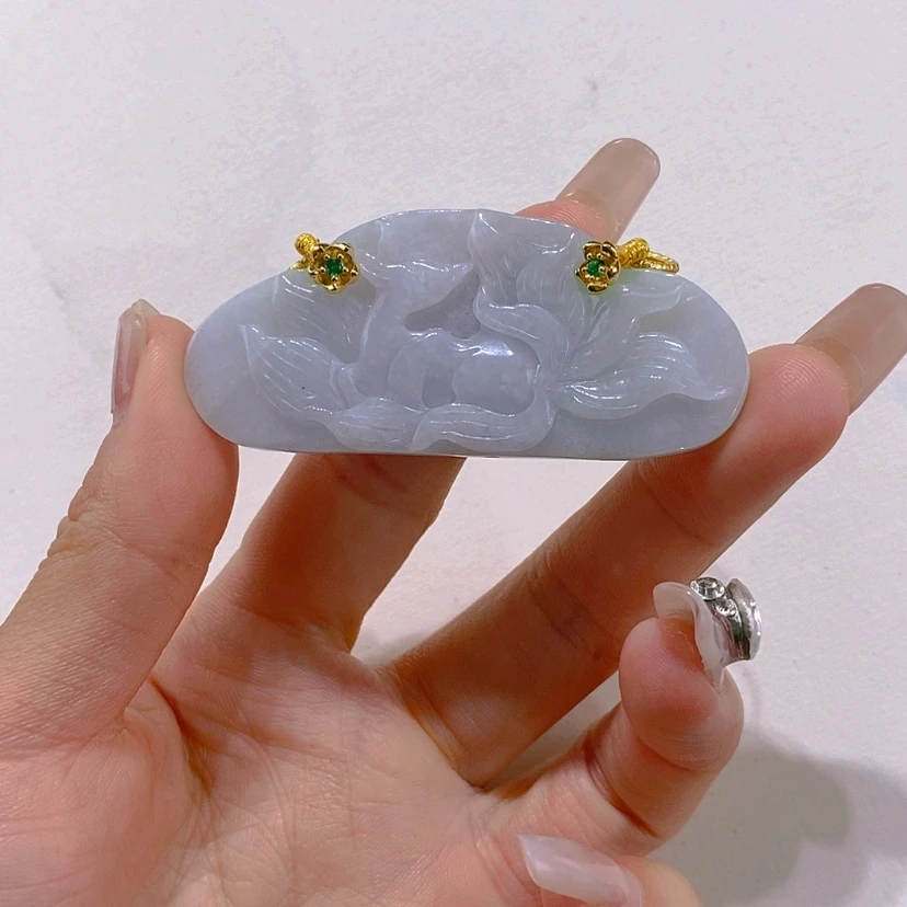 【闪购商品】翡翠未镶嵌颈饰