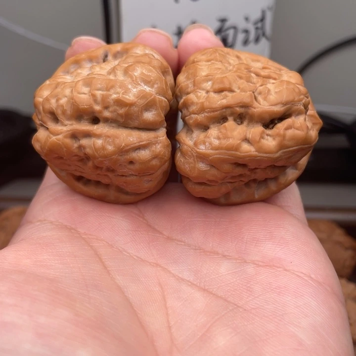 文玩核桃把件40蛤蟆头