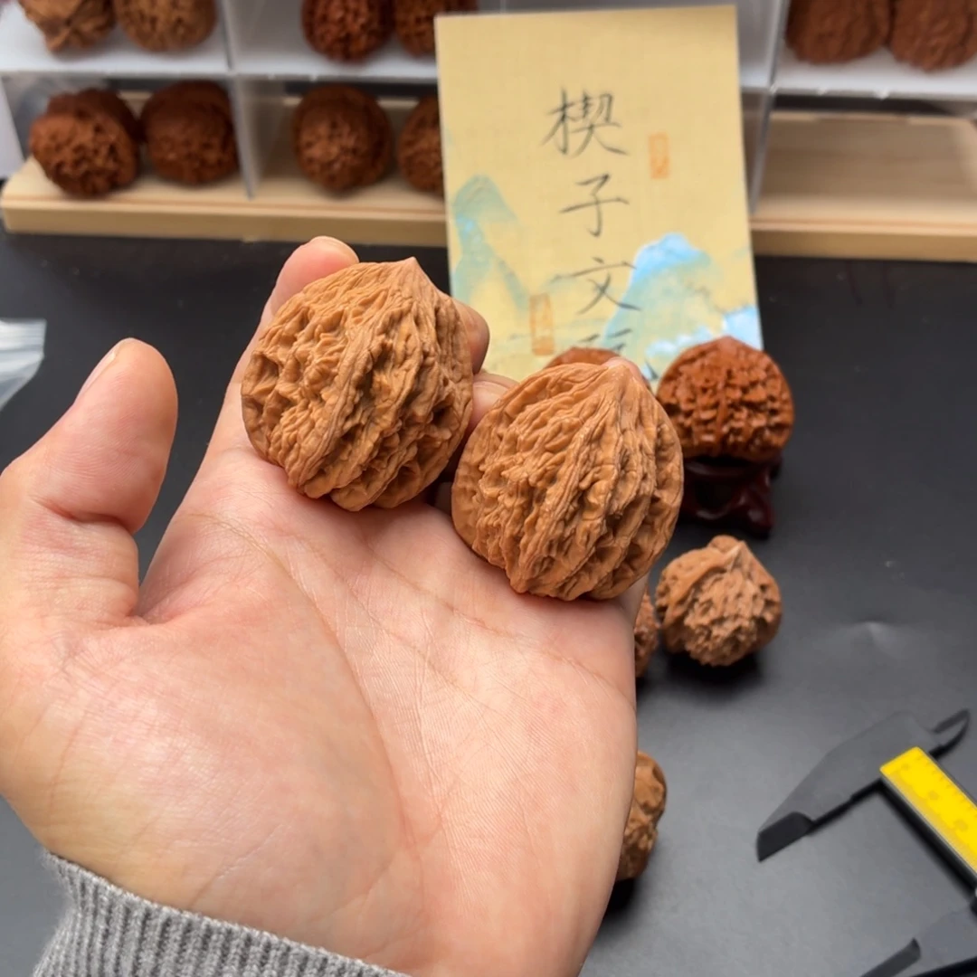 文玩核桃把件麦虎全品无修40