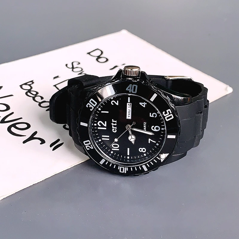 儿童手表男款初中学生防水男生男孩男童只看时间考试专用指针夜光