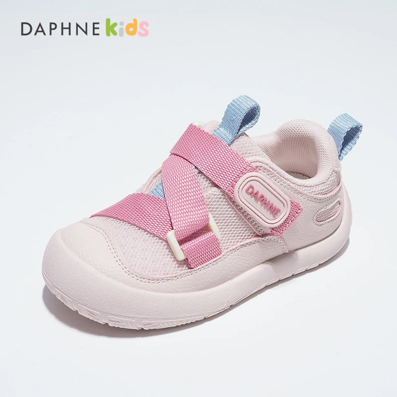 达芙妮女童单网运动鞋2025夏季新款儿童软底百搭休闲鞋轻便透气鞋