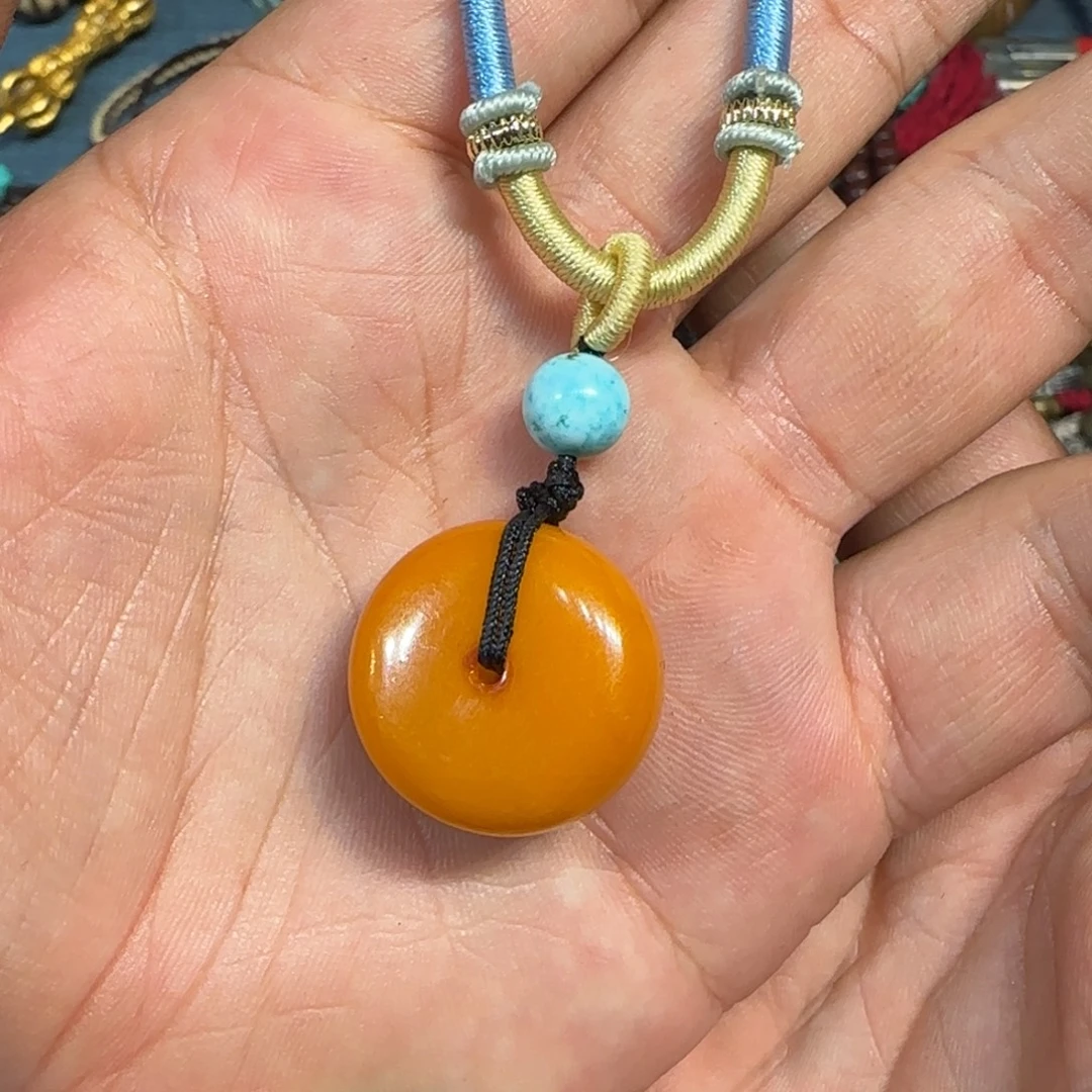 未镶嵌蜜蜡手链蜜蜡