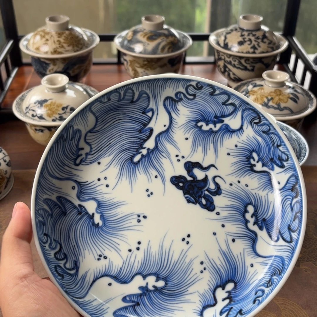 摆件景德镇手绘茶器
