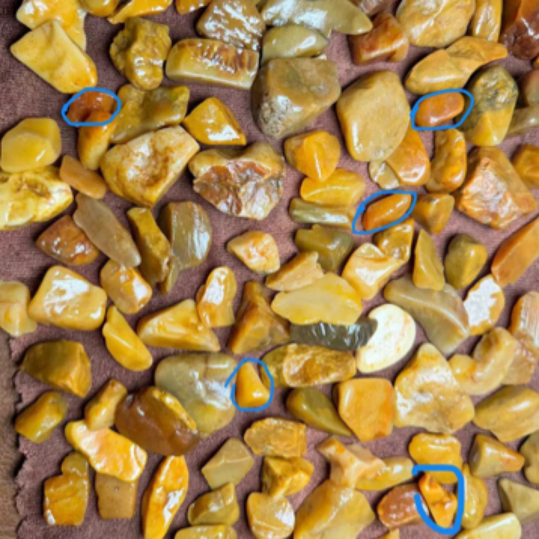 田黄寿山石原石收藏十颗随机发货