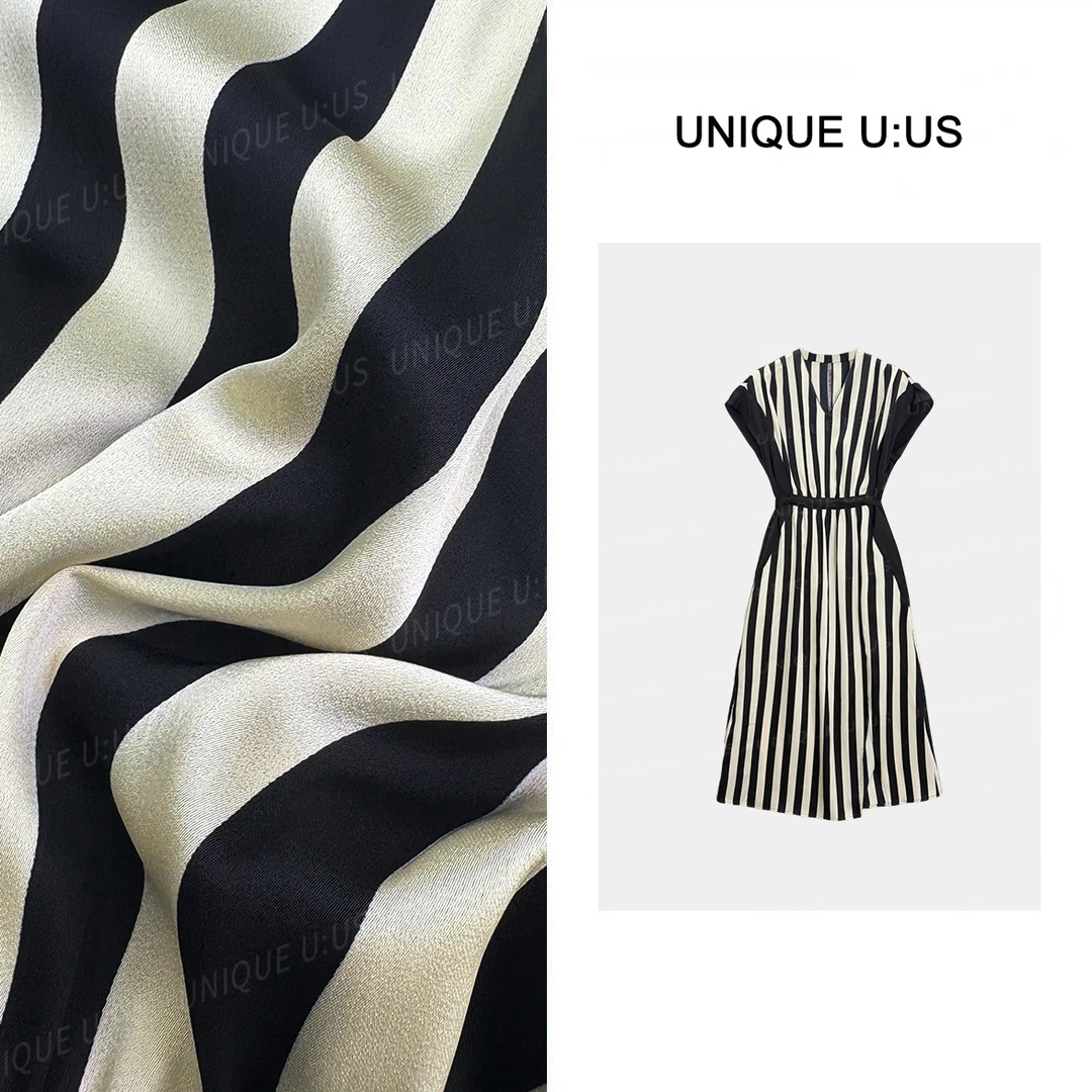 【TangTang·Studio】条纹时代气质条纹时尚轻盈感连衣裙-252310