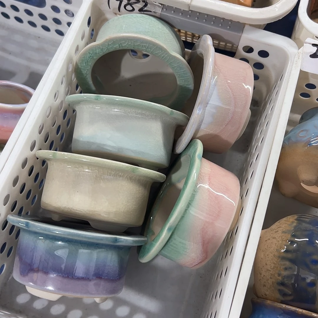 陶瓷多肉小花盆@@1982