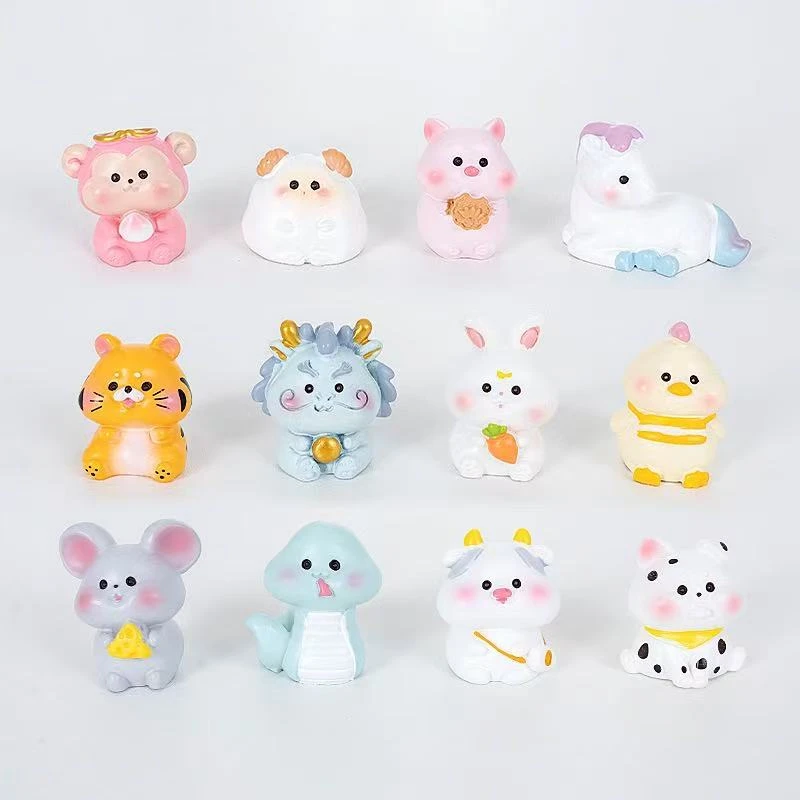 12生肖diy可爱摆件可爱精品装饰品玩具