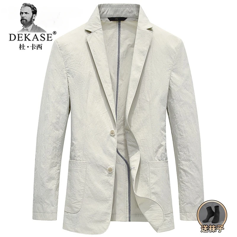 时尚休闲男士轻薄款小西装夏季新款韩版商务气质外套西服潮