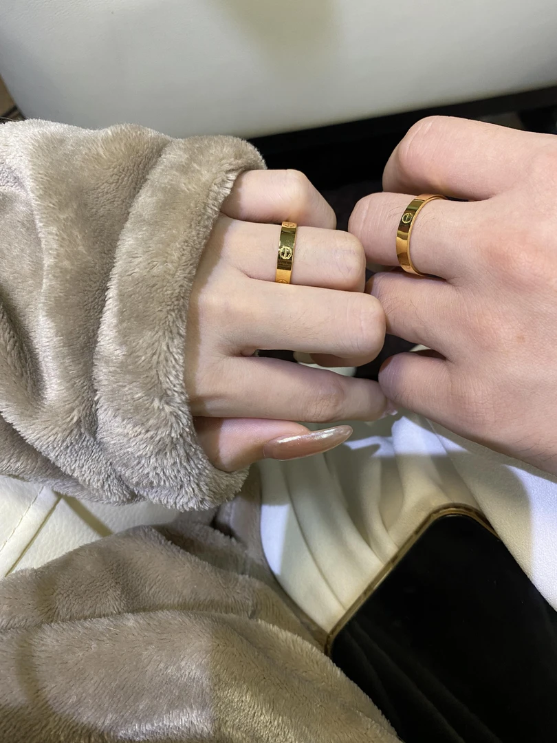 钛钢戒指 D265大牌卡家同款钛钢戒指