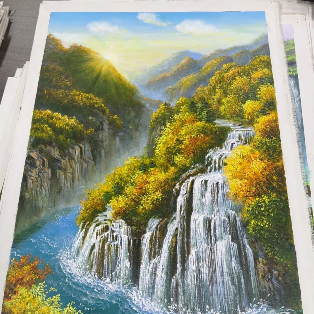 油画你在我心里是
