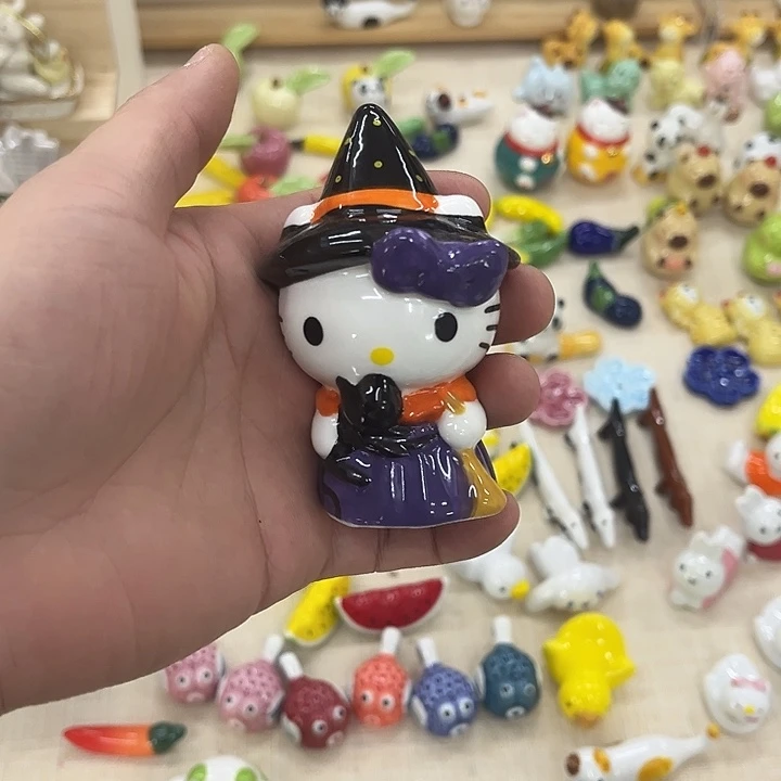 紫砂茶碗福**呀陶瓷小摆件