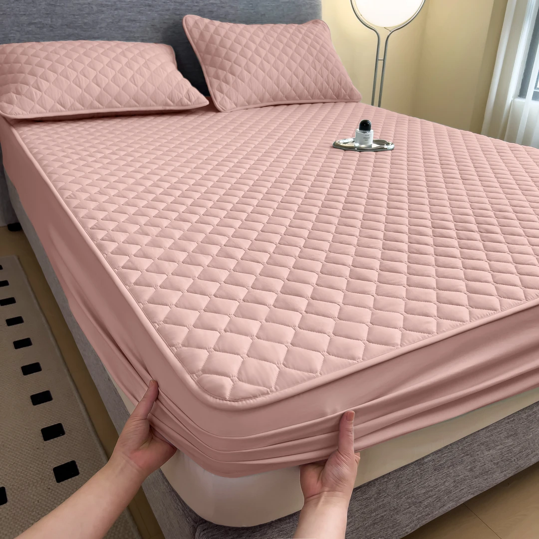 夹棉床笠加厚床罩春夏四季通用榻榻米床垫保护套全包围防滑床套