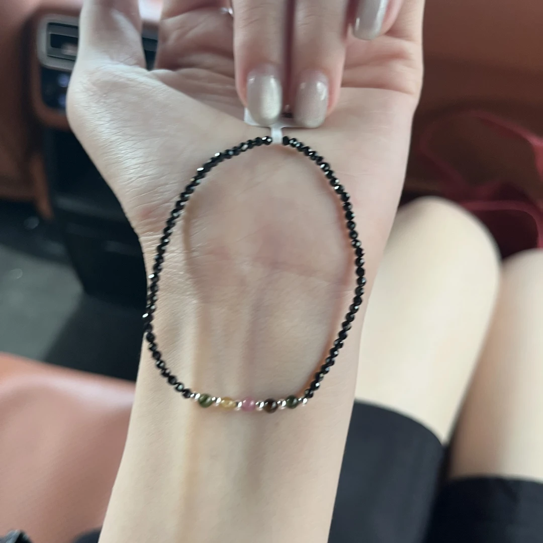 尖晶石碧玺手串S010254