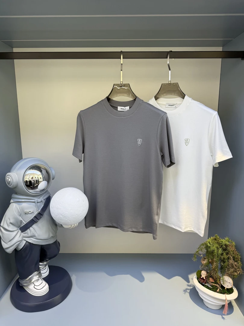 【名品汇】秋季圆领高品质简约风纯色短袖男士经典百搭
