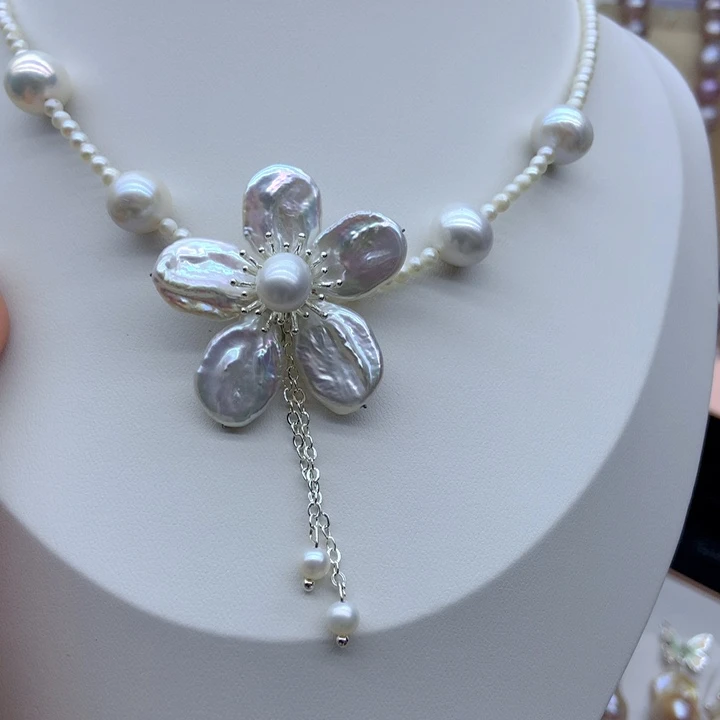 淡水珍珠未镶嵌颈饰