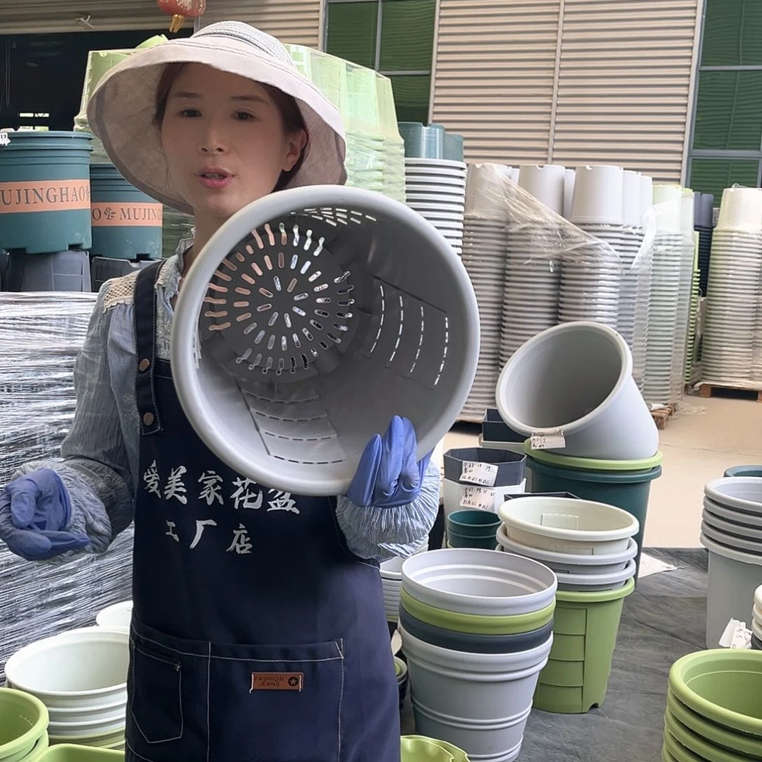 玫瑰盆280#灰白色5个无托