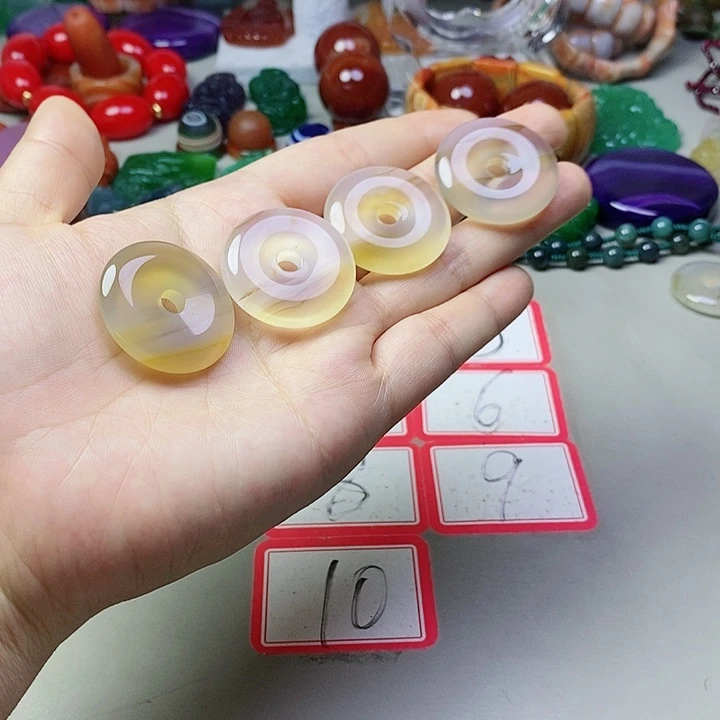 玛瑙/玉髓吊坠(不含链)未镶嵌吾**心