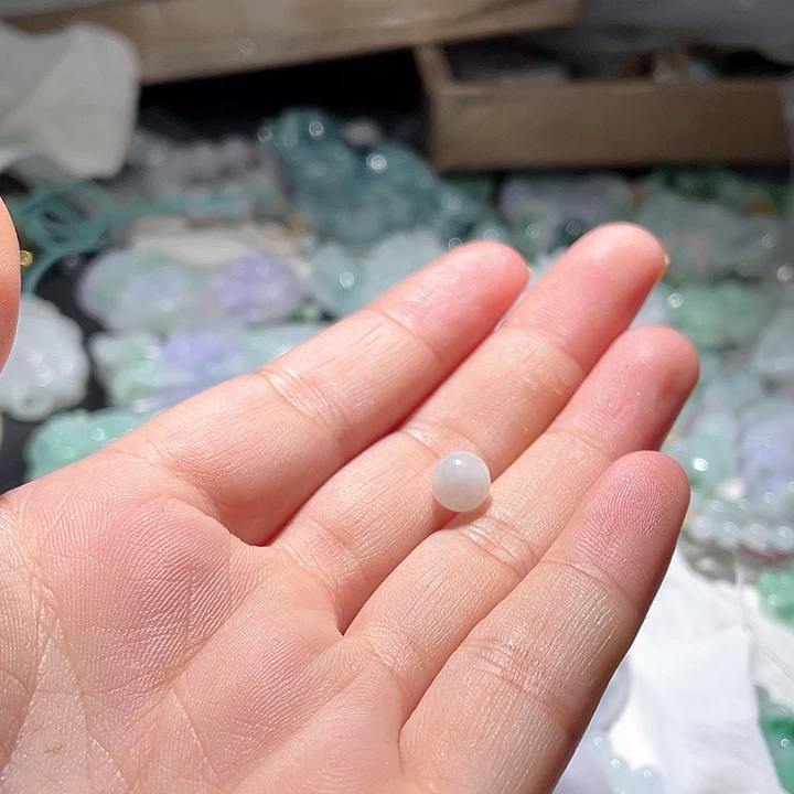 翡翠未镶嵌颈饰D***l天然