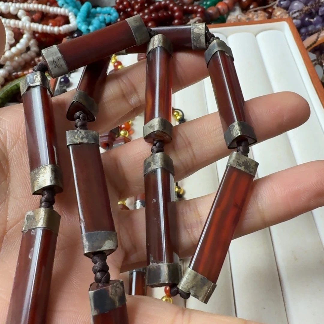 婷***婷玛瑙/玉髓未镶嵌颈饰