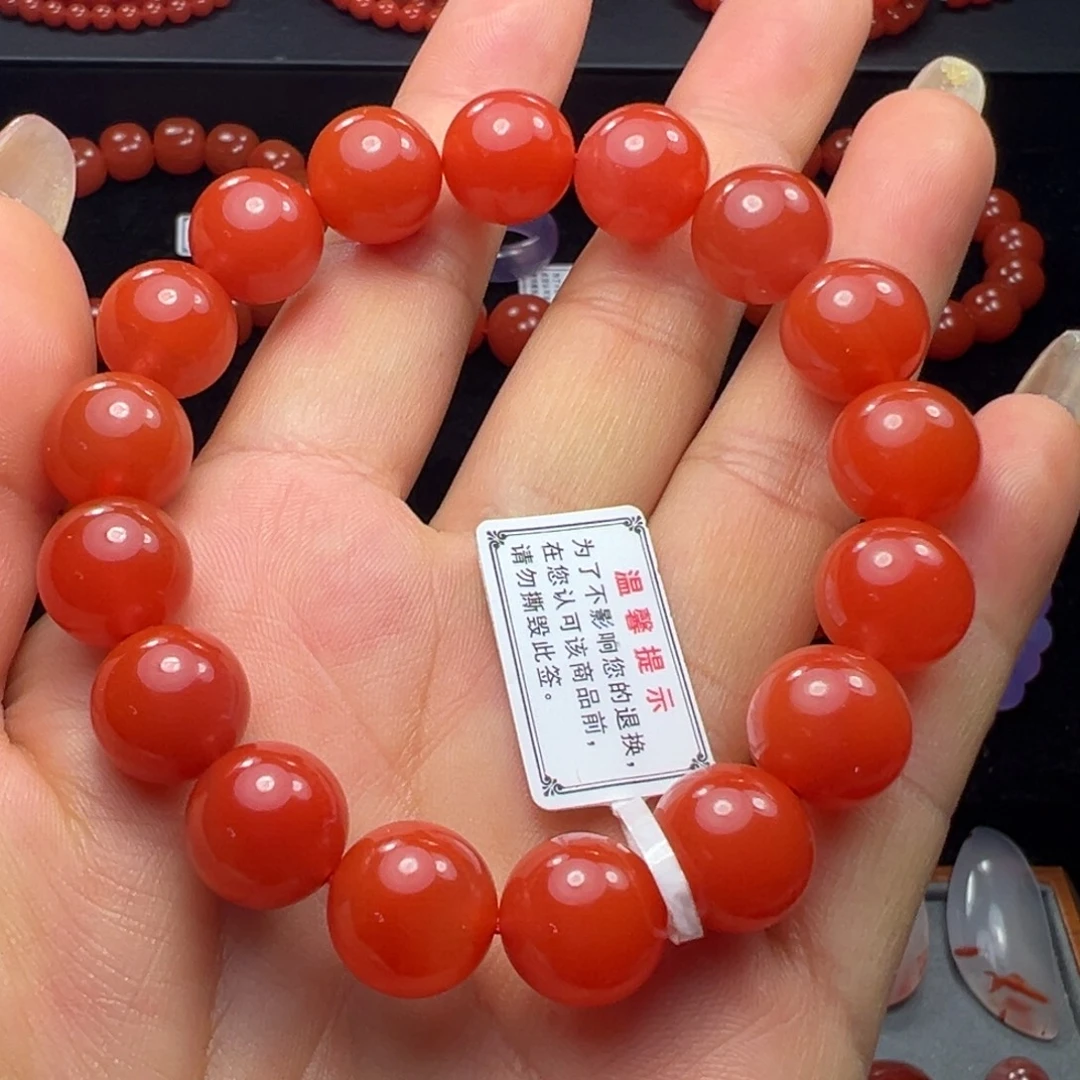 南红玛瑙未镶嵌手串