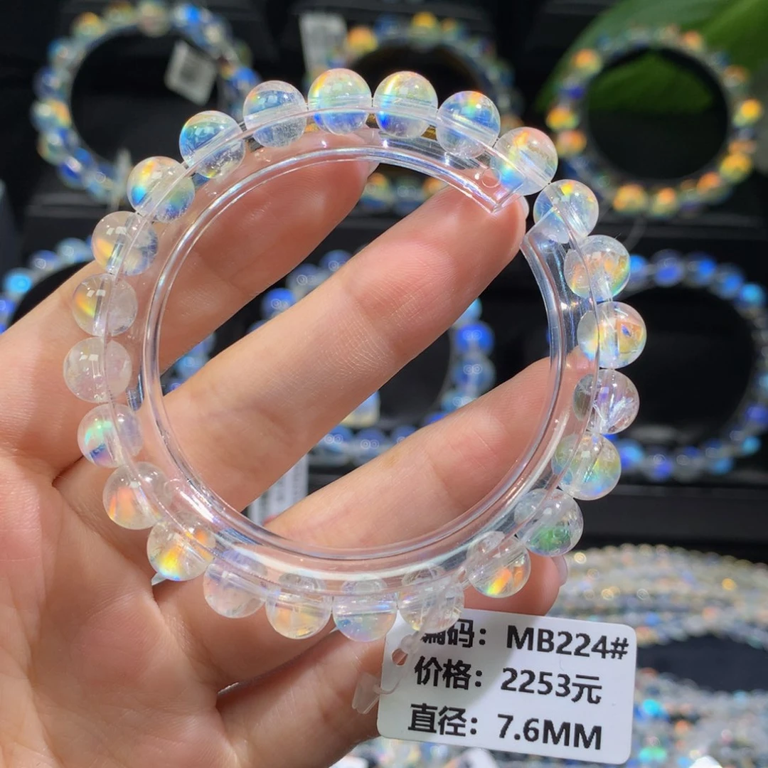 月光石手串未镶嵌MB224#7.6mm