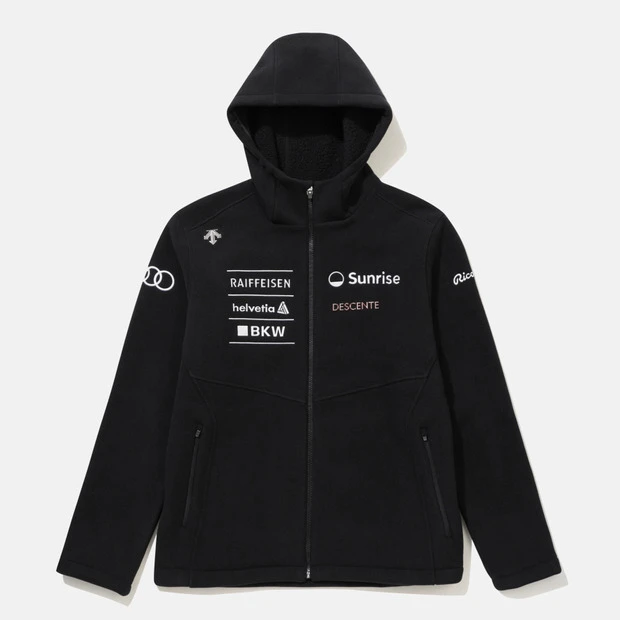 DESCENTE/迪桑特SWISS SKI系列奥迪联名连帽外套SQ423SKTO1