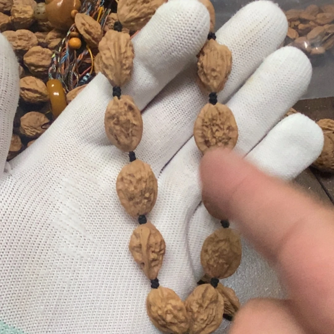 文玩核桃吊坠文玩木质核桃手串