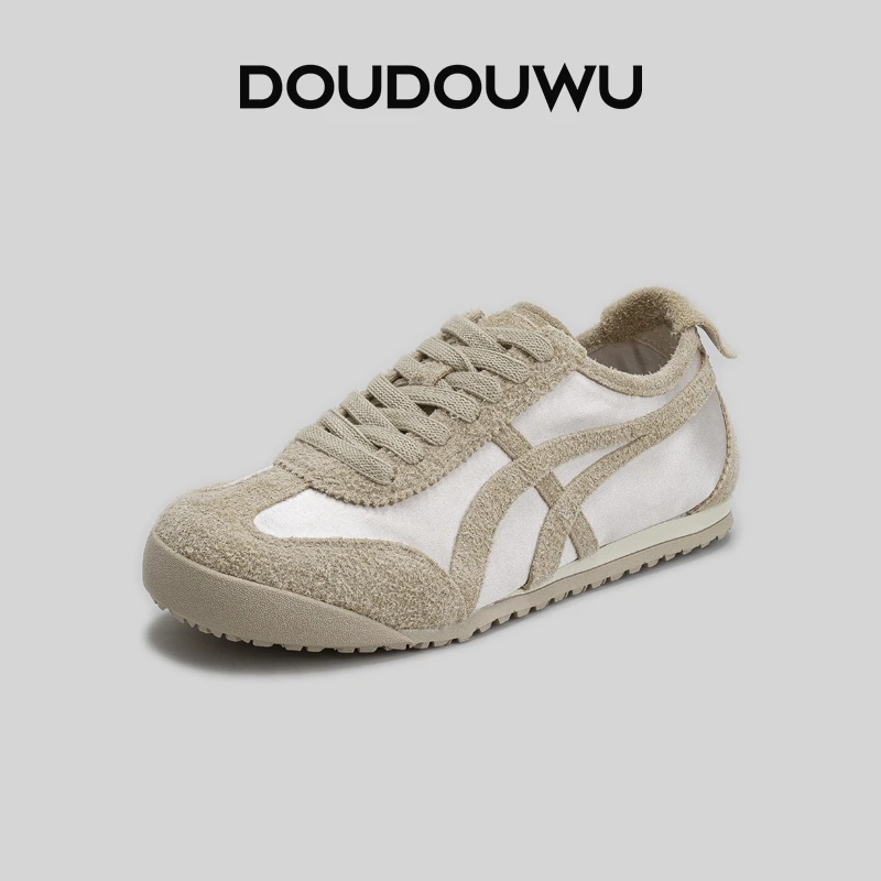 【邢珍专属】DDW阿甘鞋女2025春夏新款韩版潮酷休闲系带平底女单鞋