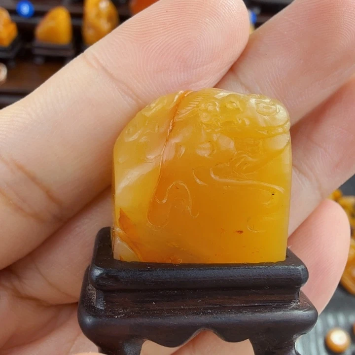 田黄石田黄石印章