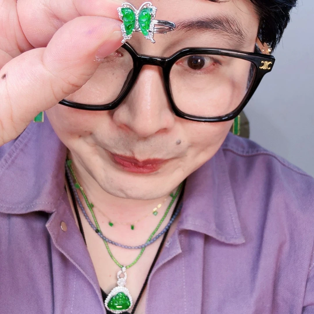 翡翠颈饰未镶嵌一个