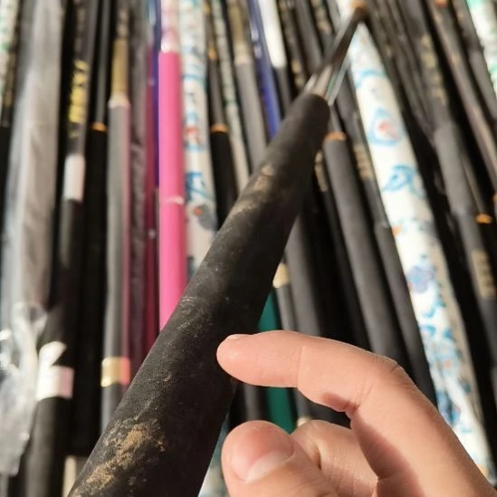 黑鱼抄网杆瑕疵2.4米握把脏