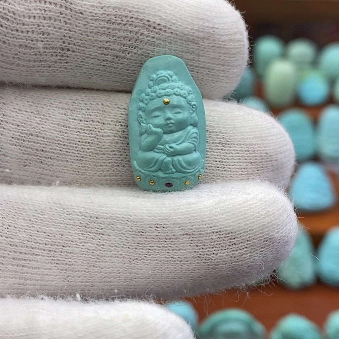 绿松石未镶嵌珠宝奇石