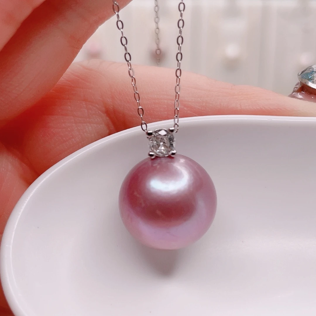 淡水珍珠吊坠(赠链)合金
