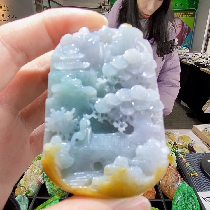 颈饰未镶嵌翡翠翡翠