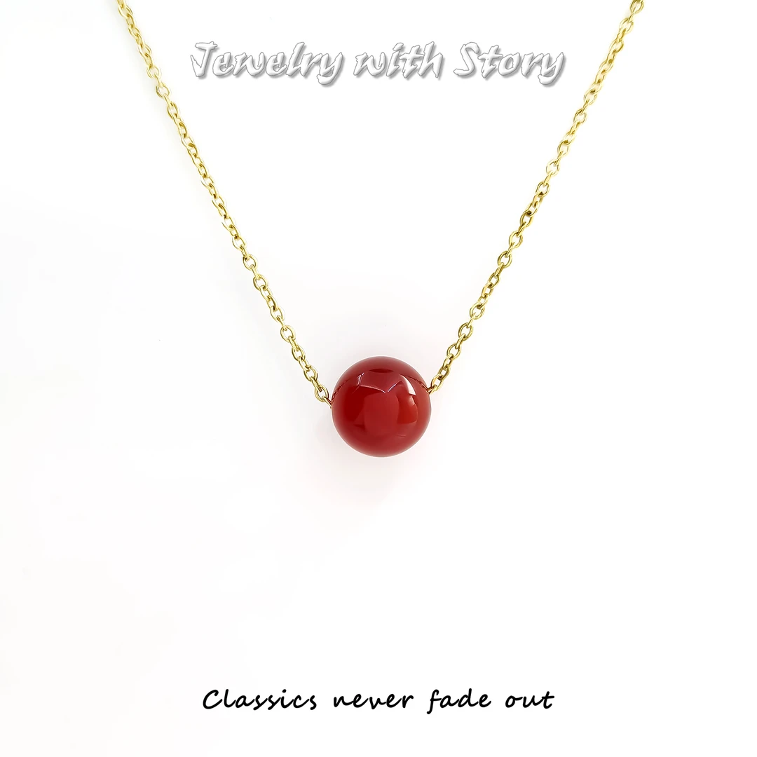 铜合金项链 HX-70105 项链精致气质简约小众时尚百搭