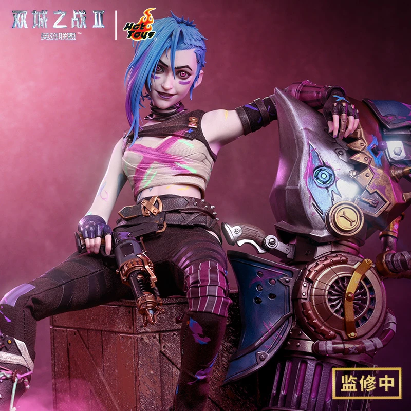 LOL英雄联盟Hot Toys x双城之战II 破碎者金克丝1:6珍藏人偶周边