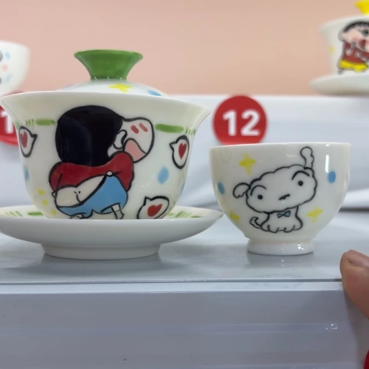 高温釉下彩纯手工手绘
