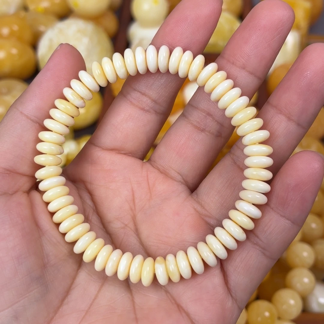 蜜蜡未镶嵌吊坠(不含链)算盘珠