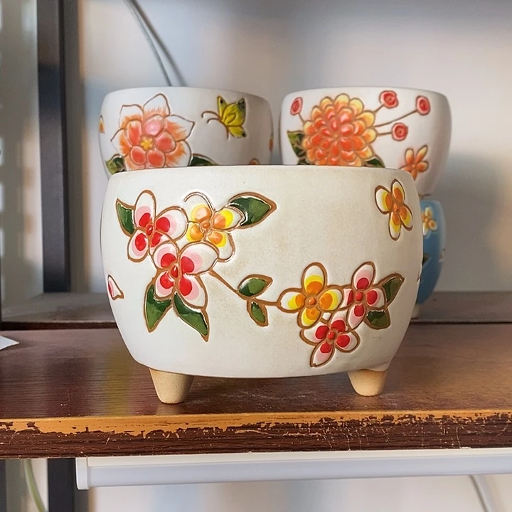 韩式多肉植物花盆