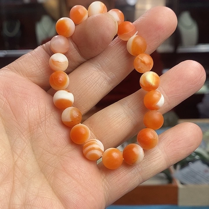 南红玛瑙未镶嵌手串