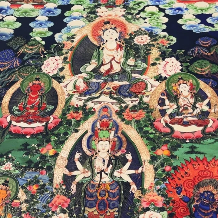 装裱画唐卡绘画作品