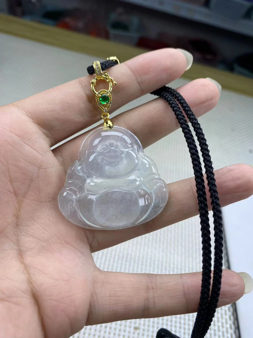 N303蓝冰佛吊坠经典精品时尚气质百搭情侣多样性发一